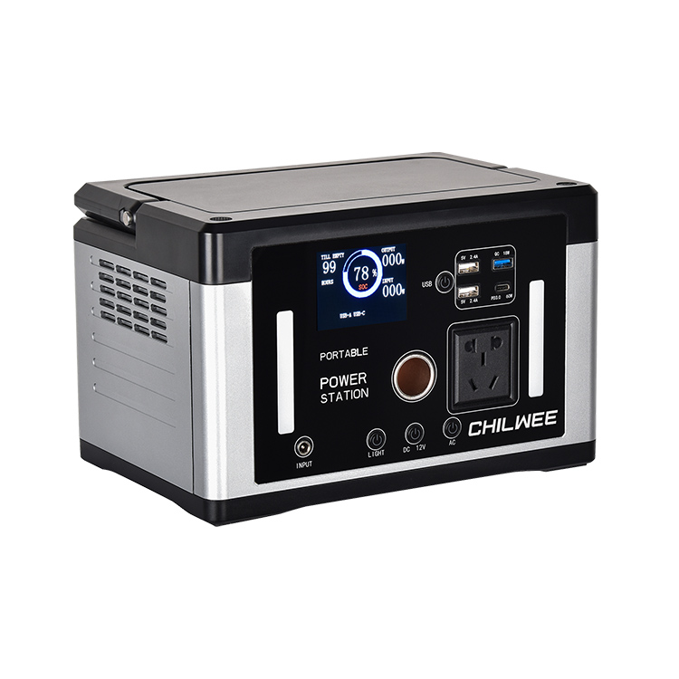 Favqulodda yoritishni zaryadlash uchun 700 Vt aqlli quyosh generatori